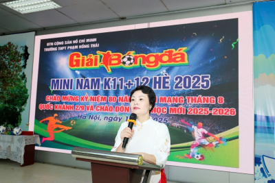 GIẢI BÓNG ĐÁ MINI CHÀO MỪNG 80 NĂM  CÁCH MẠNG THÁNG 8 (19/8/1945-19/8/2025)  VÀ QUỐC KHÁNH NƯỚC CHXHCN VIỆT NAM (2/9/1945-2/9/2025)