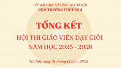 GIÁO VIÊN TRƯỜNG THPT PHẠM HỒNG THÁI VỮNG VÀNG,  NHIỆT HUYẾT TẠI HỘI THI GIÁO VIÊN DẠY GIỎI CẤP CỤM  NĂM HỌC 2025- 2026
