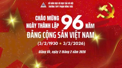 CHÀO MỪNG 96 NĂM NGÀY THÀNH LẬP ĐẢNG CỘNG SẢN VIỆT NAM (03/02/1930 – 03/02/2026)