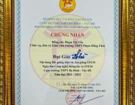 Cô giáo Phạm Thị Yến