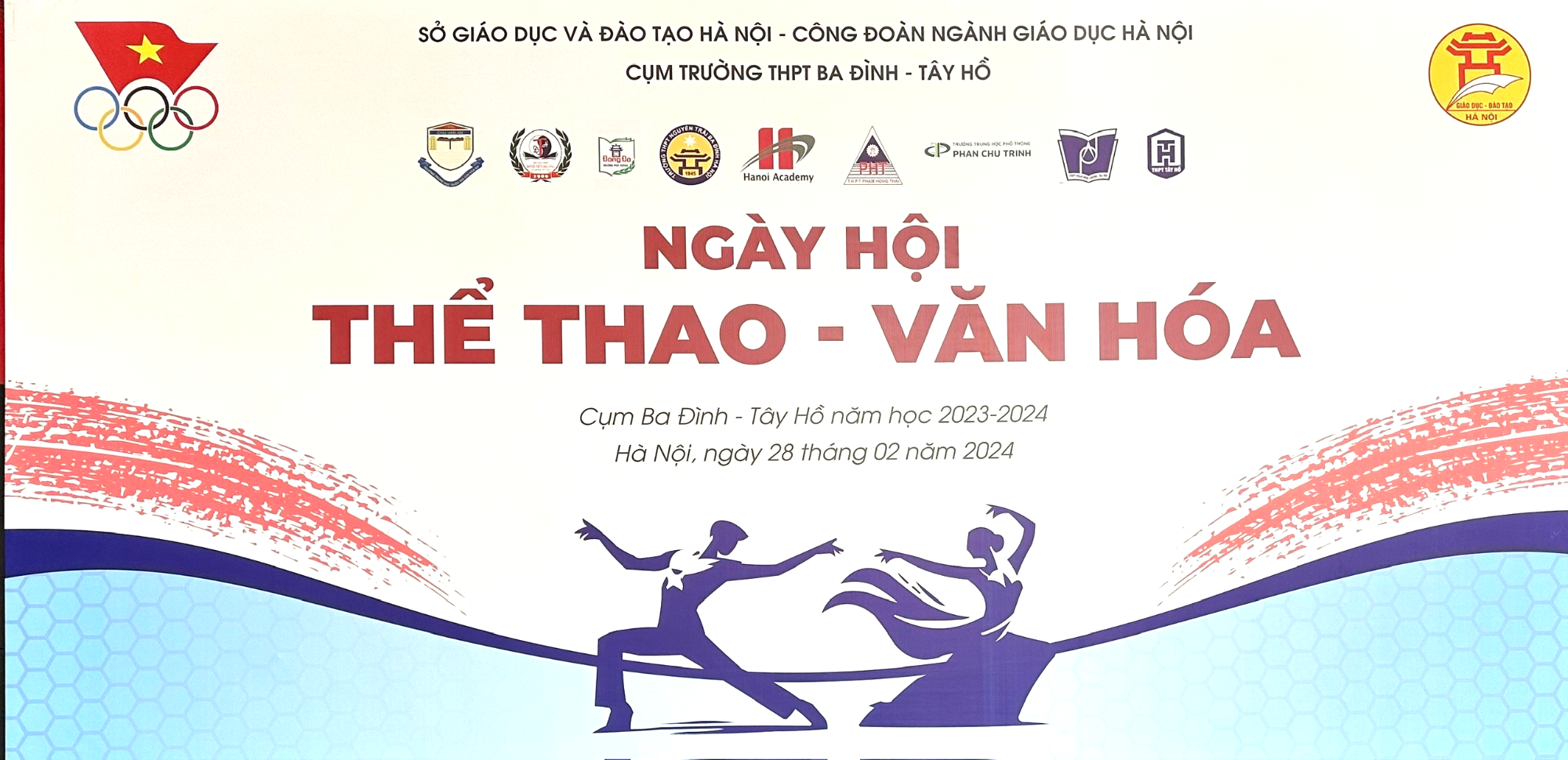 Trường THPT Phạm Hồng Thái tham gia “Ngày hội Văn hóa - Thể thao  cán bộ, giáo viên, nhân viên ngành Giáo dục và Đào tạo Cụm trường Ba Đình – Tây Hồ ” năm học 2023 – 2024