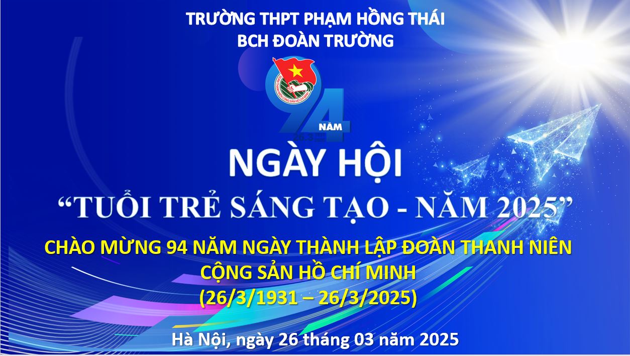 NGÀY HỘI TUỔI TRẺ SÁNG TẠO NĂM 2025
