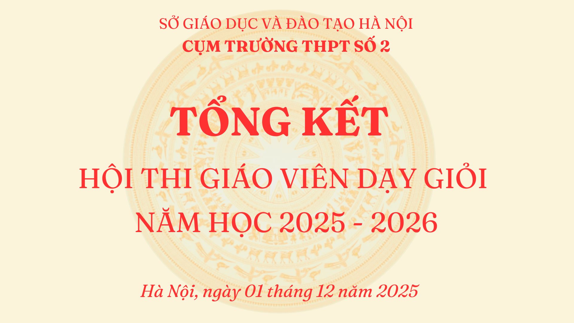 GIÁO VIÊN TRƯỜNG THPT PHẠM HỒNG THÁI VỮNG VÀNG,  NHIỆT HUYẾT TẠI HỘI THI GIÁO VIÊN DẠY GIỎI CẤP CỤM  NĂM HỌC 2025- 2026